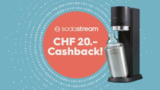CHF 20 Cashback auf deinen SodaStream Wassersprudler