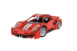 CaDa Red Devil Classic Sports Car Klemmbaustein-Fahrzeugmodell nach Ferrari-Vorbild bei Aliexpress für ca. 52 Franken