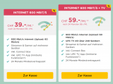UPC Internet 600Mbit/s für CHF 39.- im Monat (Neukunden, 24 Monate)