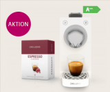 Delizio Una Automatic Kapselmaschinen + 48 Kapseln Espresso oder Lungo