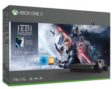 Microsoft Xbox One X 1TB + Star Wars: Jedi - Fallen Order bei Amazon.fr