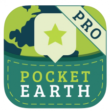 Pocket Earth PRO Offline Maps & Travel Guides gratis für iOS Geräte