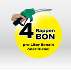 COOP Tankstelle  4rp pro Liter