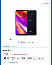 LG G7 zum Tiefstpreis bei digitec!