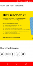 TCS Mitgliedschaft & Autobahnvignette gratis on Top