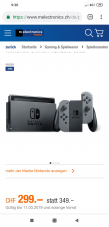 Nintendo Switch Konsole Grau bei melectronics
