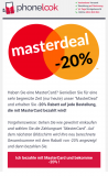 Heute 20% bei Phonelook mit MasterCard