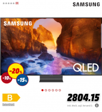 SAMSUNG TV QE65Q90R (2019) inkl. 15 % Chashback zum Bestpreis