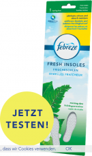 Febreze Frischesohlen - Kostenlos testen