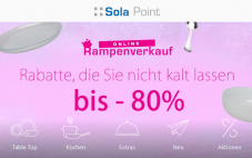 Rampenverkauf bei Sola - nur noch heute
