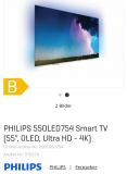 PHILIPS 55OLED754 Smart TV (55″, OLED, Ultra HD - 4K)
