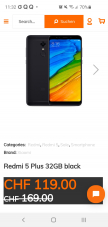 Xiaomi Redmi 5 Plus 32GB mi-store.ch