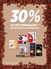 Kaffeekapseln 30% bei Denner