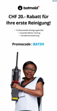 [Regional / ZH] 20.- Rabatt auf erste Reinigung bei Batmaid