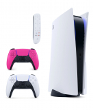 PS5 / Playstation 5 inkl. 2. pinker Controller + Fernbedienung bei melectronics für 619 Franken