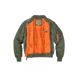 Aussehen wie Bushido Pt. 2 - Alpha Industries Bomberjacke MA-1 VF59 LONG, gefüttert (Gr. S-L, nur bis Mitternacht)