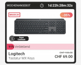 Logitec MX Keys Tastatur mit -35% bei Twint