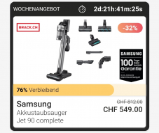 Samsung Akkustaubsauger Jet 90 Complete zum Bestpreis
