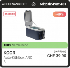 Twint APP - Koor Kühlbox ARC 8
