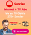 Sunrise Highspeed Internet + TV Abo auf Lebenszeit für 42.-