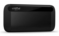 Crucial X8 4TB Tragbar SSD – Bis zu 1050MB/s – USB 3.2 – Externes Solid-State-Laufwerk, USB-C, USB-A, Schwarz - bei Amazon