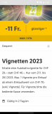 Autobahnvignette 2023 für 29 Franken ab 70 Franken Einkaufswert mit Lidl Plus vom 27.1. bis 29.1.