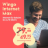 Wingo Internet Max – Bis zu 10Gbit/s im Swisscom-Netz mit IPv4-Möglichkeit & lebenslangem Rabatt