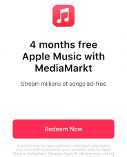 Apple Music – 4 Monate kostenlos für neue Abonnenten