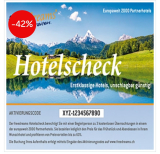 Limitiertes Spezialangebot: 1 Hotelscheck für nur CHF 49.– statt 85.–!