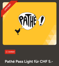 Pathe Pass Light für Sunrise-Kunden günstiger