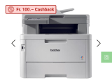 Brother MFC-L8390CDW Farb-Laserdrucker + CHF 100.- Brother-Cashback