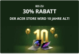 Acer Store: Bis 30% Rabatt + bis 10% zusätzlich mit Gutschein (nur bis morgen 9 Uhr), z.B. Acer Nitro V 16S AI Gaming-Notebook
