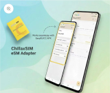 Physischer eSim Adapter von Chillaxsim für iOS und Android