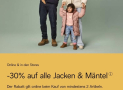 -30% auf alle Jacken & Mäntel®Der Rabatt gilt online beim Kauf von mindestens 2 Artikeln.