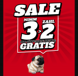 Piratenpreise bei LIPO: Nimm 3 Zahl 2 Aktion (exkl. Best Price) - auch auf bereits reduzierte Artikel!