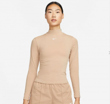 NIKE Essential Mock Top hemp/white bei Snipes (Gr. XS, M, L)