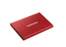 Nur heute - Samsung Portable SSD T7 in Rot und Blau für 88 Franken bei MediaMarkt