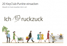 UBS: 20 KeyClub Punkte UBS Kredit- oder Prepaid für Zahlung je 2x Laden/online