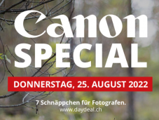 Canon-Special bei DayDeal - 7 Deals für Fotografen zwischen 9 Uhr und 21 Uhr