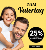 Nur noch heute - 25% Rabatt auf das Herrensortiment bei der Import Parfümerie, z.B. Versace Eros EdP 50ml