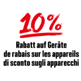 Interdiscount: 10% Rabatt auf Geräte