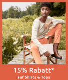 Bon Prix: 15% Rabatt auf Shirts & Tops bis 21.10.