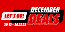 LAST MINUTE December Deals bei MediaMarkt