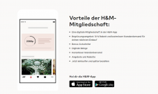 H&M-Mitgliedschaft - Diverse Vorteile