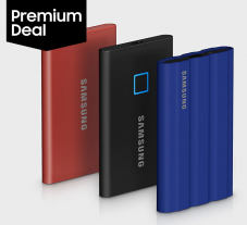 Bis zu 60 Franken Cashback auf portable T7-SSDs von Samsung