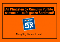 5fache Cumulus Punkte bei Do It + Garden
