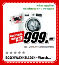 BOSCH WAXH2L40CH – Waschmaschine bei Mediamarkt