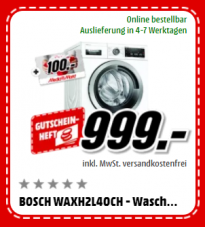 BOSCH WAXH2L40CH - Waschmaschine bei Mediamarkt