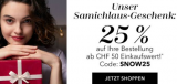25% ab CHF 50 bei Douglas (nur heute gültig!)