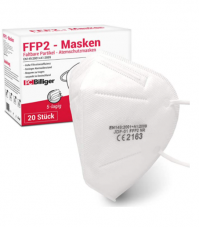 60 (3×20) FFP2 Masken bei Amazon